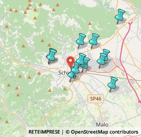 Mappa 36015 Schio VI, Italia (2.79667)