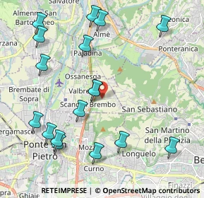 Mappa Via Villino, 24030 Valbrembo BG, Italia (2.39176)