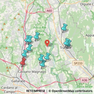 Mappa Via Lario, 21050 Castelseprio VA, Italia (3.75667)