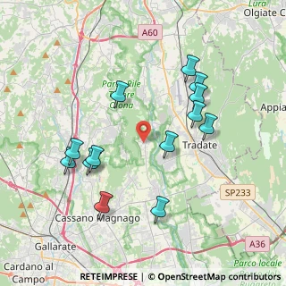 Mappa Via Lario, 21050 Castelseprio VA, Italia (3.86)