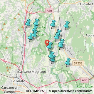 Mappa Via Lario, 21050 Castelseprio VA, Italia (3.124)