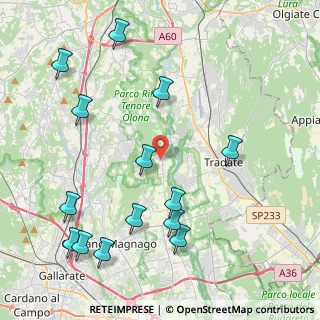 Mappa Via Lario, 21050 Castelseprio VA, Italia (4.98071)