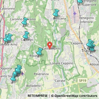 Mappa Via Lario, 21050 Castelseprio VA, Italia (3.34857)