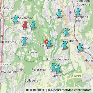 Mappa Via Lario, 21050 Castelseprio VA, Italia (2.33077)