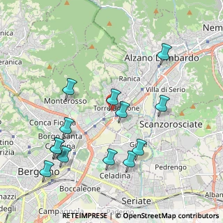 Mappa Piazza Giovanni XXIII, 24020 Torre Boldone BG, Italia (2.17308)