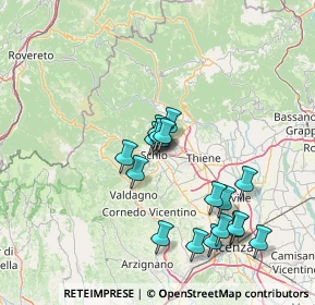 Mappa Largo Santa Croce, 36015 Schio VI, Italia (13.30944)