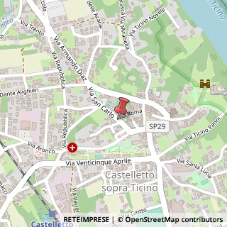 Mappa Via San Carlo, 13, 28053 Castelletto sopra Ticino, Novara (Piemonte)