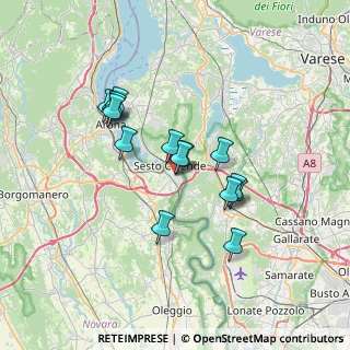 Mappa Via S. Carlo, 28053 Castelletto sopra Ticino NO, Italia (5.84533)