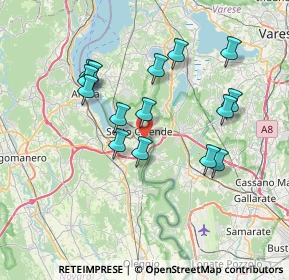 Mappa Via S. Carlo, 28053 Castelletto sopra Ticino NO, Italia (6.78667)