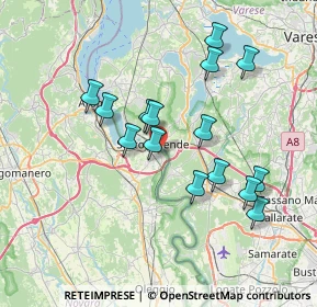 Mappa Via S. Carlo, 28053 Castelletto sopra Ticino NO, Italia (6.75267)