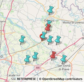 Mappa Strada Regionale, 31047 Ponte di Piave TV, Italia (6.50182)