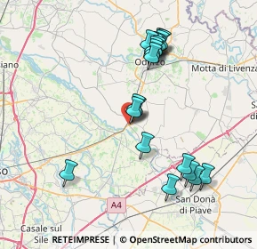 Mappa Strada Regionale, 31047 Ponte di Piave TV, Italia (7.476)