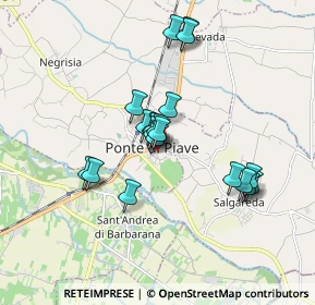 Mappa Via Gasparinetti, 31047 Ponte di Piave TV, Italia (1.409)
