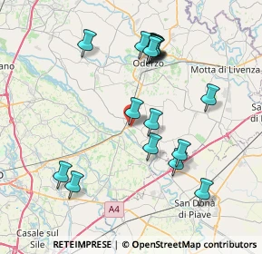 Mappa Via Gasparinetti, 31047 Ponte di Piave TV, Italia (7.65471)