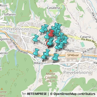 Mappa Via D. Marchioro, 36036 Torrebelvicino VI, Italia (0.25185)
