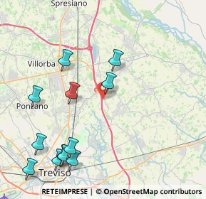 Mappa Via Prati Vascon, 31050 Carbonera TV, Italia (4.91167)