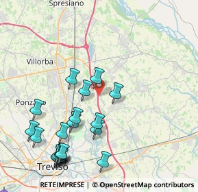 Mappa Via Prati Vascon, 31050 Carbonera TV, Italia (4.6795)