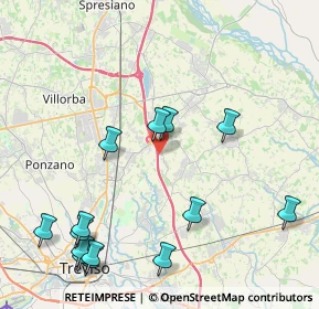Mappa Via Prati Vascon, 31050 Carbonera TV, Italia (5.07786)