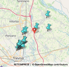 Mappa Via Prati Vascon, 31050 Carbonera TV, Italia (4.01235)