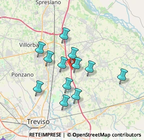 Mappa Via Prati Vascon, 31050 Carbonera TV, Italia (2.91417)
