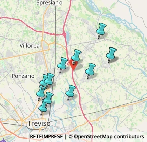 Mappa Via Prati Vascon, 31050 Carbonera TV, Italia (3.465)