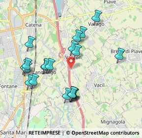 Mappa Via Prati Vascon, 31050 Carbonera TV, Italia (1.9015)