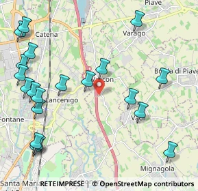 Mappa Via Prati Vascon, 31050 Carbonera TV, Italia (2.654)