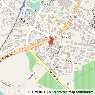 Mappa Piazza Giuseppe Garibaldi, 62, 31047 Ponte di Piave, Treviso (Veneto)