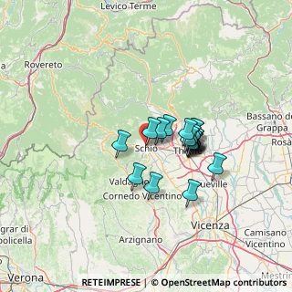 Mappa Via Pasubio, 36015 Schio VI, Italia (9.57684)