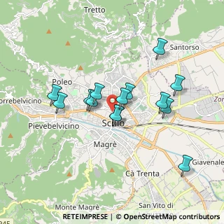 Mappa Via Pasubio, 36015 Schio VI, Italia (1.535)