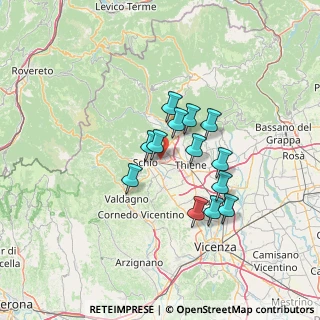 Mappa Via Luigi Cazzola, 36015 Schio VI, Italia (10.28615)