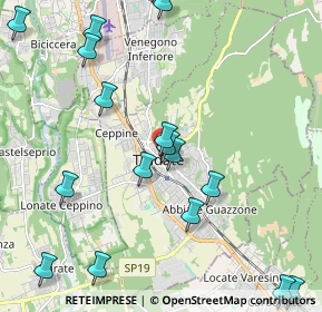 Mappa Via S. Stefano, 21049 Tradate VA, Italia (2.875)