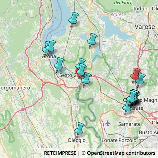 Mappa Via Cavour, 28053 Castelletto sopra Ticino NO, Italia (9.7335)