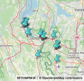 Mappa Via Cavour, 28053 Castelletto sopra Ticino NO, Italia (5.864)