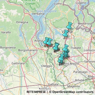Mappa Via Cavour, 28053 Castelletto sopra Ticino NO, Italia (10.93429)