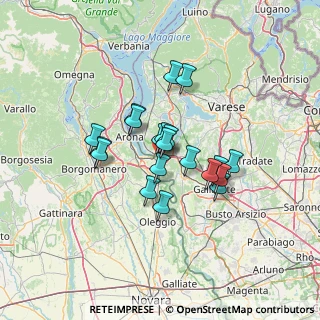 Mappa Via Cavour, 28053 Castelletto sopra Ticino NO, Italia (9.771)