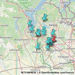 Mappa Via Cavour, 28053 Castelletto sopra Ticino NO, Italia (10.5755)