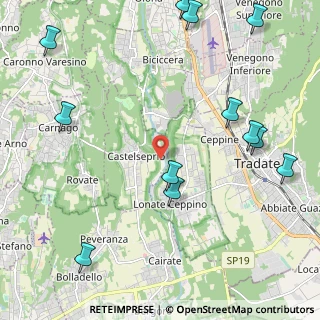 Mappa Via Lonate Ceppino, 21050 Lonate Ceppino VA, Italia (2.85167)