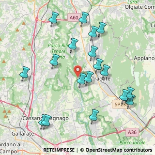 Mappa Via Lonate Ceppino, 21050 Lonate Ceppino VA, Italia (4.45556)