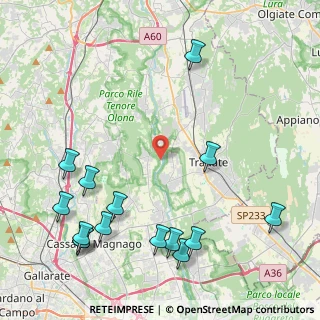 Mappa Via Lonate Ceppino, 21050 Lonate Ceppino VA, Italia (5.50333)