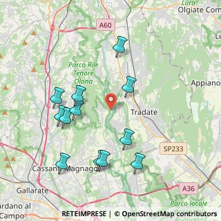 Mappa Via Lonate Ceppino, 21050 Lonate Ceppino VA, Italia (4.05083)