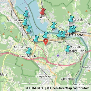 Mappa Via delle Fontane, 28053 Castelletto sopra Ticino NO, Italia (2.07267)