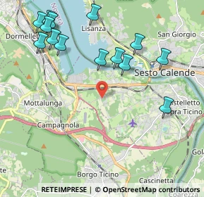 Mappa Via delle Fontane, 28053 Castelletto sopra Ticino NO, Italia (2.42786)