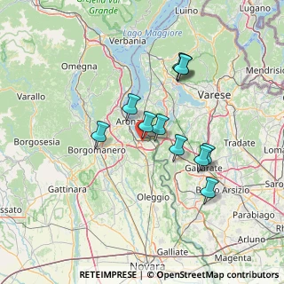 Mappa Via delle Fontane, 28053 Castelletto sopra Ticino NO, Italia (12.11818)