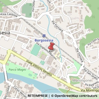 Mappa Via Guglielmo Marconi,  42, 13011 Borgosesia, Vercelli (Piemonte)