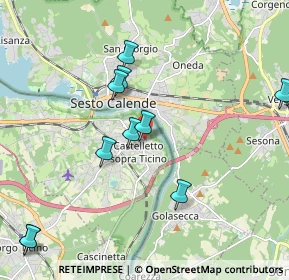 Mappa Via Camillo Benso Conte di Cavour, 28053 Castelletto sopra Ticino NO, Italia (2.58154)
