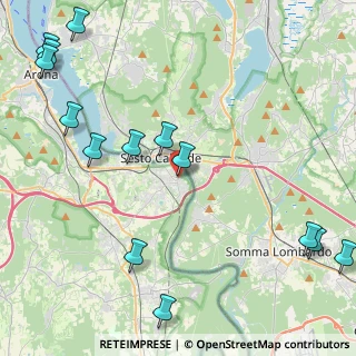 Mappa Via Camillo Benso Conte di Cavour, 28053 Castelletto sopra Ticino NO, Italia (5.92357)