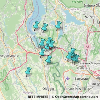 Mappa Via Camillo Benso Conte di Cavour, 28053 Castelletto sopra Ticino NO, Italia (6.02667)
