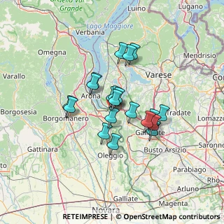 Mappa Via Camillo Benso Conte di Cavour, 28053 Castelletto sopra Ticino NO, Italia (9.7695)