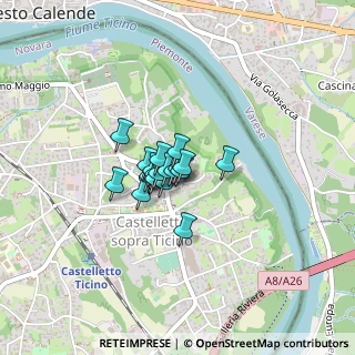 Mappa Via Camillo Benso Conte di Cavour, 28053 Castelletto sopra Ticino NO, Italia (0.196)